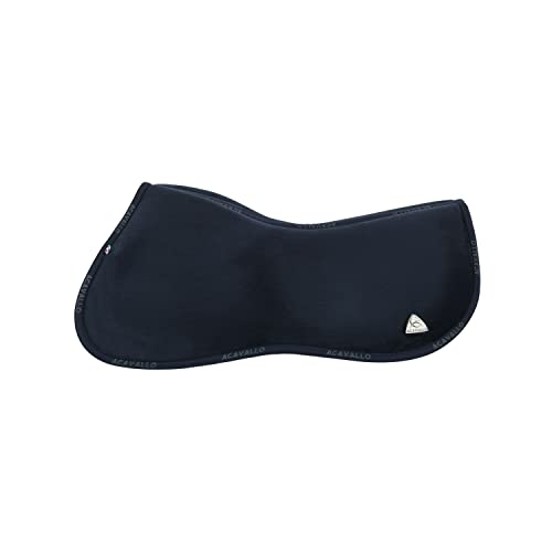 Acavallo Memory Foam Half Pad & Front Riser, Größe:L, Farbe:blau von Acavallo