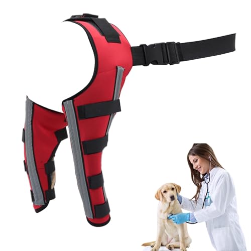 Aceirropy Hunde Hinterbeinpraces, Hunde -Rücken -Klammer | Pet Orthopaedic Joint Support Brace | Beinstützungshalterung, Pet Knie Wundschutz für Verhinderung von Verletzungen und Verstauchungen von Aceirropy