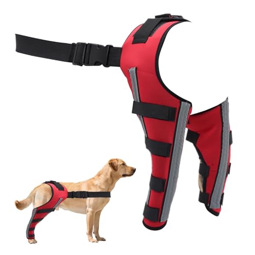 Aceirropy Hundekniegelaste, Hunde Hüftklammer,Pet Orthopaedic Joint Support Brace - Beinstützungshalterung, Pet Knie Wundschutz für Verhinderung von Verletzungen und Verstauchungen von Aceirropy