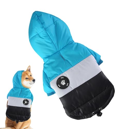 Aceirropy Warmer Hundemantel, winddichter Hundemantel für kaltes Wetter, winddichte Hundejacke, bequemer Haustiermantel für mittelgroße und große Hunde, Welpen von Aceirropy