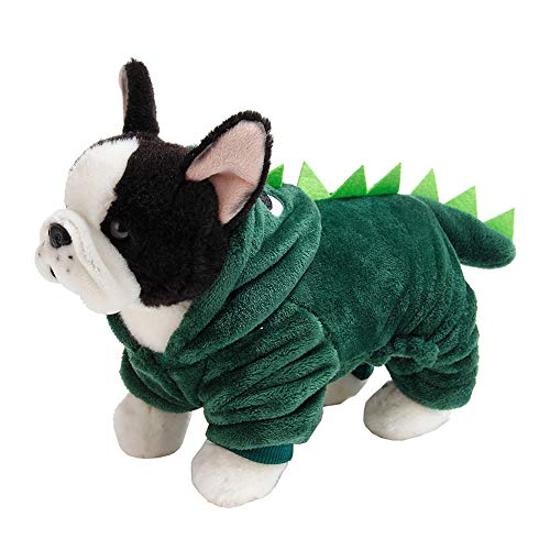 AchidistviQ Hunde-Kostüm für Halloween, Haustiere, Hund, Welpen, Kapuzenpullover, süßes Dinosaurier, Party, Cosplay-Kostüm von AchidistviQ