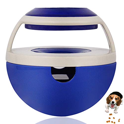 Treat Ball Tumbler Futterball für Hunde Hundefutter Ball Snackbälle Sich Anpassen Appetit Steigern Pet Spielzeug Ball von Acoser