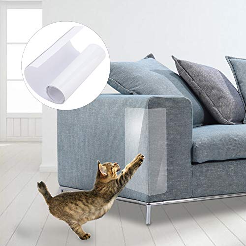 2 Stücke Sofa Schutz Cat Scratch Aufkleber Möbel Scratch Guard Matte Teppiche Matratzen Stühle Auto Couch Arme Bildschirme (L) von Acouto