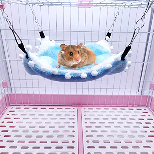 Acouto Kleintier Höngematte, Warmes Höngen Kleintiere Höngematte Schlafbett für Hamster Sugar Glider Meerschweinchen (S (12 cm)) von Acouto