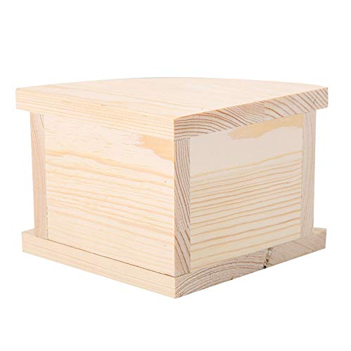 Acouto Hamsterhe Holz Hamster Häuser und Verstecke, Kleintier Warm House Bett Kabine von Acouto