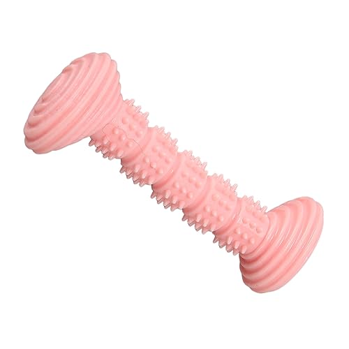 Gummi-Kauspielzeug für Hunde, Massage, Einfache Reinigung, Langlebig, Niedliche Form, Welpen-Zahnspielzeug, Weich, für Kleine Hunde für den Innenbereich (PINK) von Acouto