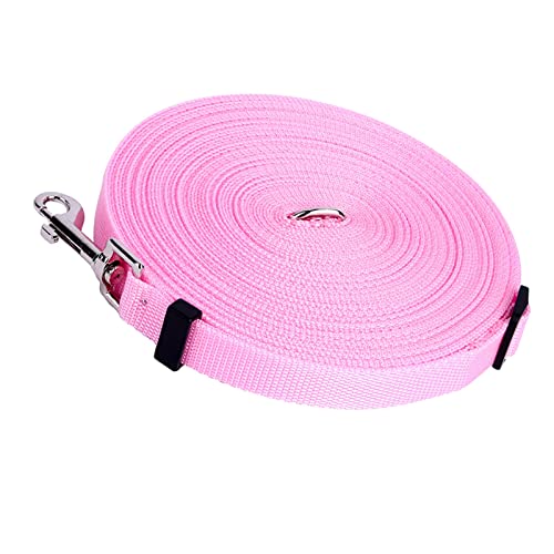 Acouto Haustierleine für Große Hunde, Leichte Lange Hundeleine, Verstellbare Länge, Camping, Training, Tennisspielen (PINK) von Acouto