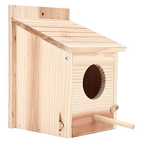 Innovative Hölzerne Vogelhaus Natürliche und Sichere DIY Outdoor Holzvogelhaus Zuchtbox Es Besteht aus Natura Holz Vogelhauseoutdoor Holz Birdhousebirdhouse Zucht von Acouto