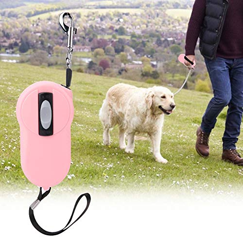 Mini-Hundeleine, einziehbar, leichte Hundeleine für kleine Hunde, Laufleine für Hunde, mit Armband (Pink) von Acouto