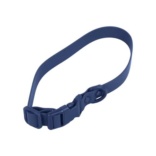 Rostfreies, Verstellbares Hundehalsband, Leicht zu Reinigendes, Wasserdichtes, Weiches Haustierhalsband für Hunde, Katzen, Outdoor-Training (31–50 cm/12,2–19,7 Zoll verstellbar) von Acouto