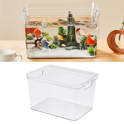 Transparenter Fischtank, ideale Wasserbedingungen, einfache Pflege, Haustiermaterial für Zuhause (L 122 x 91 cm/48 x 36 Zoll) von Acouto