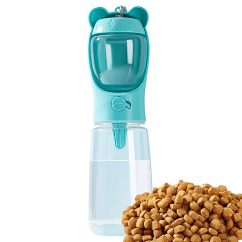 Acunny 2 in 1 Hundwasserflasche, Reisewater Water Bowl, 2 in 1 Haustier liefert Trinken, Zubehör für die Fütterung und Bewässerung von kleinen Tiernutzern und Bewässerungen von Acunny