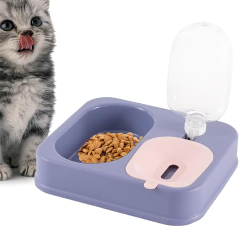 Acunny Automatische Futterspender für Hunde, Katzenfutter- und Wasserspender-Set, Automatischer Wassernapf-Lebensmittelspender, Double Dishes Bunny Futter-Wasserspender-Set, Futterstation für von Acunny