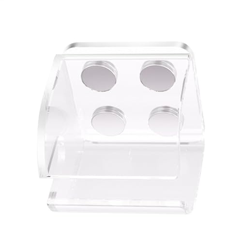 Acunny Guinea -Wasserflaschenhalter, Hamster Wasserflasche Stand,Transparente Feeder -Klammer für Eichhörnchen | Lecksicherer Hamster Wasserflaschenmagnethalter für kleine Tiere von Acunny