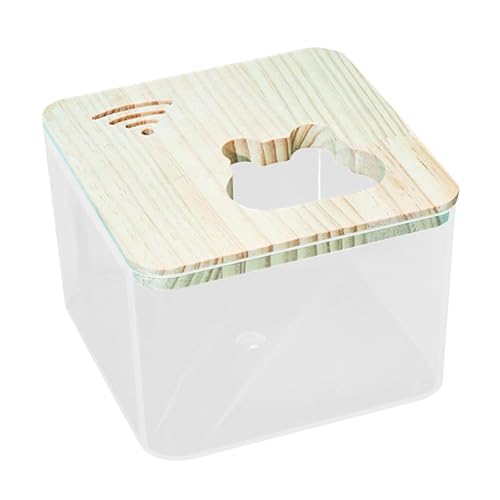 Acunny Hamster-Badezimmer, Sandbadbox für Hamster | Bett für Hamster, Hamster-Badewanne, Hamster-Badewanne, Staubbad für Hamster, Behälter von Acunny