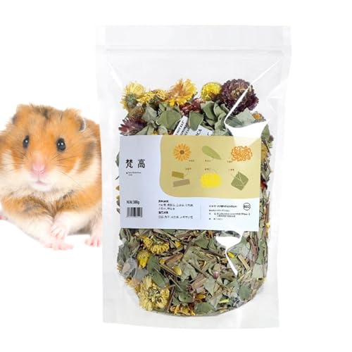 Acunny Hamster Bettwäsche Geruchskontrolle, Hasenbettwäsche - Kleine Tier Habitat Cage Blumendekor | Natürliche getrocknete Blüten Geruchskontrolle Hamster Bettwäsche Lebensraumdekoration von Acunny