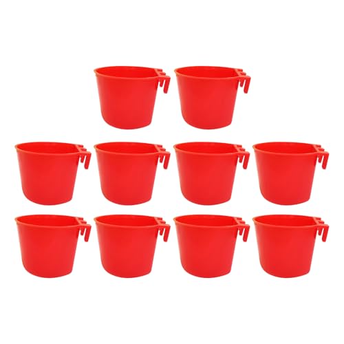 Acunny Hühnerwässerungstassen, Wasserbecher für Hühner | -Fütterungsschale - Wetterbeständige hängbare Lebensmittel und Wasserfütterungstasse für Farm und Coop 8oz Acunny Hühnerwässerungstassen, Wasserbecher für Hühner | -Fütterungsschale - Wetterbeständige hängbare Lebensmittel und Wasserfütterungstasse für Farm und Coop 8oz von Acunny