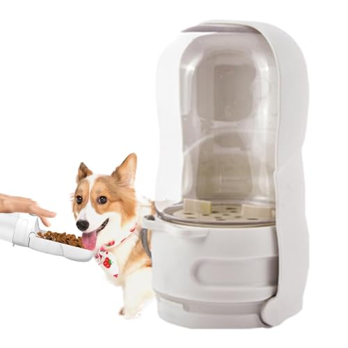 Acunny Hundewasserflasche mit Lebensmittelbehälter, Hundereisen Wasserflasche Spender,2 in 1 Haustier liefert Trinken | Animal Feeding Supplies, Haustier Spender, Reisezubehört von Acunny