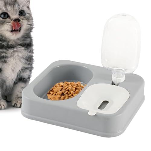 Acunny Katzenfutternäpfe, Katzennäpfe für Futter und Wasser,2-in-1 Wasser- und Futternapf für Hunde | Double Dishes Bunny Futter-Wasserspender-Set, Futterstation für Haustierbedarf zur Trocken- und von Acunny