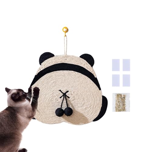 Acunny Katzenkratzpad, Innenkatze Kratzer - Hangable Cat Paw Schleifmatte Anti-Kratzer Teppich,Haustierspielzeug Sisal Kratzer für Wohnzimmer, Tür, Schlafzimmer von Acunny