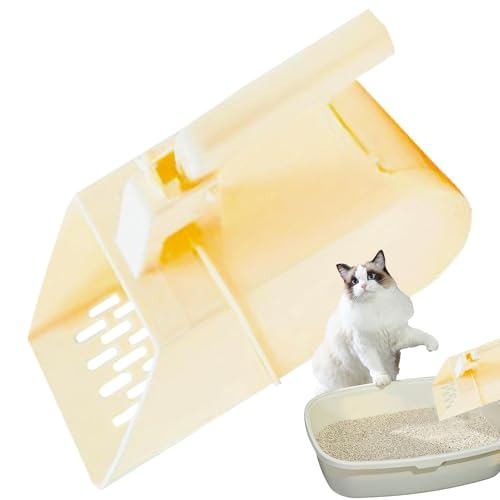 Acunny Katzenstreuschaufel, Katzenstreuschaufel - Antihaftbeschichtete Katzenstreuschaufel mit Sandsackstreuschaufel | Deep Shovel Little Sifter Scoop Cat Poop Tool für Cat Dog Reptile Terrarium Pet von Acunny