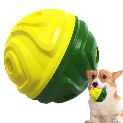 Acunny Kauen Spielzeug für Hund, Quietschende Hund kauen Spielzeug - Interaktiver Zahnen Ball für Haustierpuppen,Kreativer robuster Hund kauert Spielzeug für Zuhause, Innenräume, Outdoor, Hof von Acunny