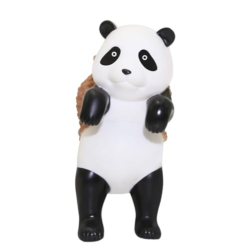 Acunny Kletternde Panda-Figur, kleines Aquarium- Niedlicher Panda-Aquarium-Aufhänger - Miniatur-Gartenzubehör, kreative Kleintieration für Aquarienliebhaber von Acunny