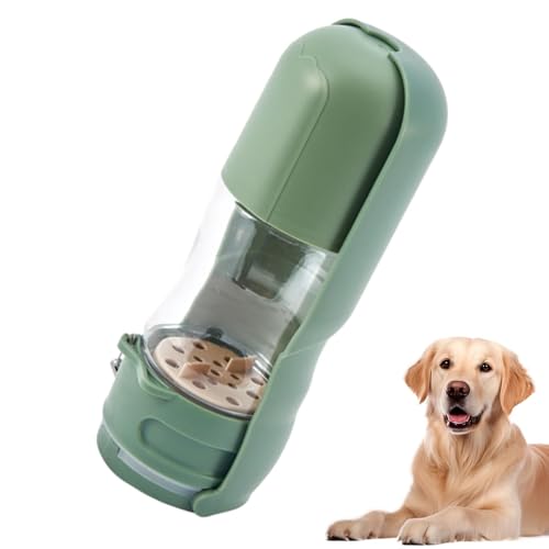 Acunny Reisenpupfwasserschale, Hundefloße mit Lebensmittelbehälter - 2 in 1 Haustier liefert Trinken | Animal Feeding Supplies, Haustier Spender, Reisezubehört von Acunny