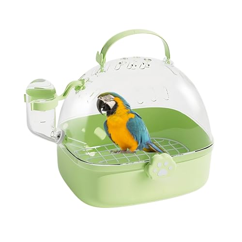 Acunny Transportkäfig für Vögel | tragbar für Hamster mit Wasserflasche | Transportzubehör für Tiere Geräumiges Design für Wellensittiche Papageien Conures Chinchillas Acunny Transportkäfig für Vögel | tragbar für Hamster mit Wasserflasche | Transportzubehör für Tiere Geräumiges Design für Wellensittiche Papageien Conures Chinchillas von Acunny