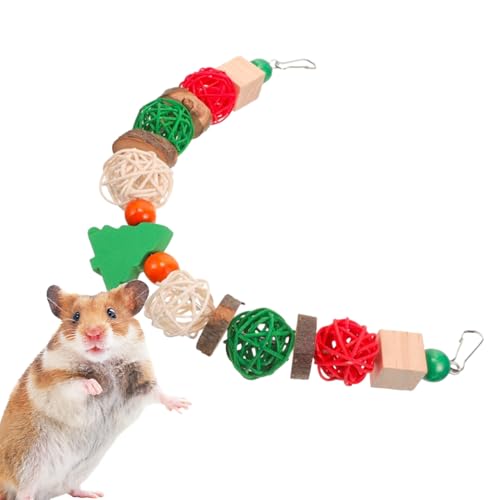 Acunny Vogel-Kauspielzeug, Vogelkäfig-Weihnachtsspielzeug | -Zähneknirschspielzeug | Vogelschaukelspielzeug für, Chinchillas, Hamster, Zähneknirschen, Vogelübungs-Molaren Acunny Vogel-Kauspielzeug, Vogelkäfig-Weihnachtsspielzeug | -Zähneknirschspielzeug | Vogelschaukelspielzeug für, Chinchillas, Hamster, Zähneknirschen, Vogelübungs-Molaren von Acunny