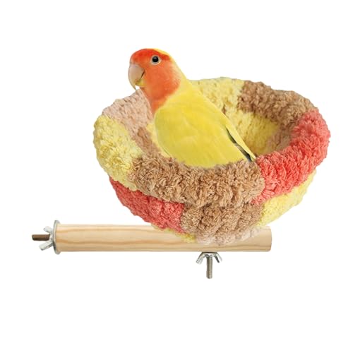 Acunny Vogelnest – Sitzstange aus Flanell für Wellensittiche – Sitzstange, weich, kompakt, Käfigzubehör für Wellensittiche, Nymphensittiche, Sittiche, Kakadus, Aras Acunny Vogelnest – Sitzstange aus Flanell für Wellensittiche – Sitzstange, weich, kompakt, Käfigzubehör für Wellensittiche, Nymphensittiche, Sittiche, Kakadus, Aras von Acunny