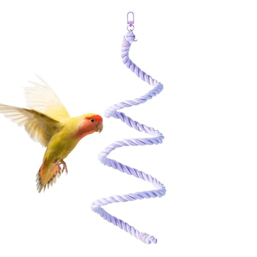 Acunny Vogelseilstange, Seilstangen für Vogelkäfige | Flexibles Papageienkletterseil – Pionier Mehrfarbig zum aus Baumwolle Swing stehend Acunny Vogelseilstange, Seilstangen für Vogelkäfige | Flexibles Papageienkletterseil – Pionier Mehrfarbig zum aus Baumwolle Swing stehend von Acunny