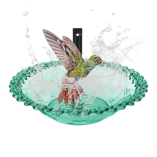 Acunny Vogeltränke für den Garten, Vogeltränke – Badewanne montiert auf Baum von 9 Zoll für den Außenbereich, Wasserspeicher aus dem Becken, wetterfeste Dekoration Acunny Vogeltränke für den Garten, Vogeltränke – Badewanne montiert auf Baum von 9 Zoll für den Außenbereich, Wasserspeicher aus dem Becken, wetterfeste Dekoration von Acunny