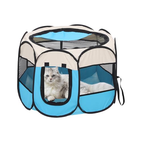Acunny Zelt für Katzen | Welpenpark aus halbfestem Netz für den Innenbereich | luftiger und geräumiger Käfig für Kätzchen, Hunde, Frettchen, Hamster, Igel, Innen- und Außenbereich, Garten, Balkon Acunny Zelt für Katzen | Welpenpark aus halbfestem Netz für den Innenbereich | luftiger und geräumiger Käfig für Kätzchen, Hunde, Frettchen, Hamster, Igel, Innen- und Außenbereich, Garten, Balkon von Acunny
