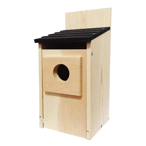 Acvxulfs Vogelzuchtkasten Vogelnest Holzbrutkasten Holzwohnzimmer Warmes Outdoor Holzhaus Holzkiste von Acvxulfs