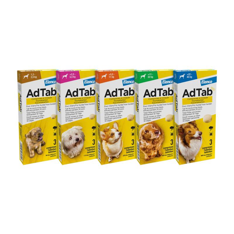 AdTab 112 mg - 2,5-5,5 kg - 3 tabletten von AdTab