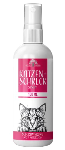 Adema Animal® Katzenschreck Spray für Innen + Außen, Katzenvertreiber & Katzen Abwehrspray - Antikatzenspray – Erziehungsspray mit 100 ml Inhalt von Adema Animal