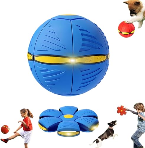 Aderpmin Doggy Disc Ball, 2024 Neues Haustier Spielzeug Fliegende Untertasse Ball für Hunde, für Große Mittlere Kleine Hunde Doggy Disc Ball, Dekompressionsball für Hunde Spiele, Interaktives von Aderpmin