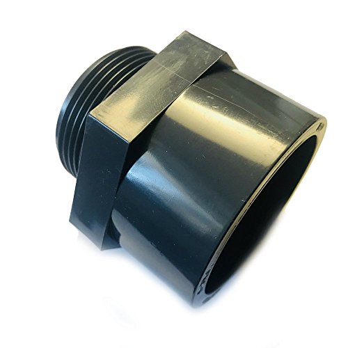 VMC PVC-U Gewindemuffe mit Außengewinde Übergangsmuffe mit 40mm Klebemuffe auf 1 1/4" Außengewinde PVC Fitting PN 10 (10 bar) nach DIN 8063 von VMC