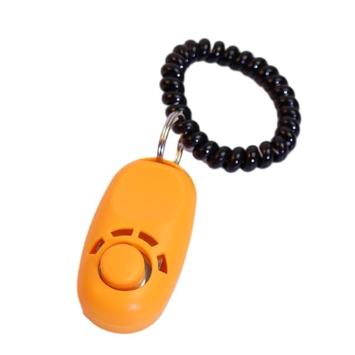 Adrosstoller Clicker für Hunde, dehnbares Handgelenkseil, Haustier-Clicker, Hilfsmittel, Sound-Schlüsselanhänger, Outdoor-Trainingswerkzeug von Adrosstoller