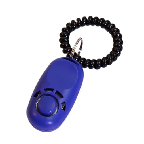 Adrosstoller Clicker für Hunde, dehnbares Handgelenkseil, Haustier-Clicker, Hilfsmittel, Sound-Schlüsselanhänger, Outdoor-Trainingswerkzeug von Adrosstoller