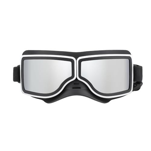 Adrosstoller Outdoor-Hundebrille, schöne Haustierbrille für Urlaub, Radfahren, Reisen, Stretchgürtel für Haustierfotografie von Adrosstoller