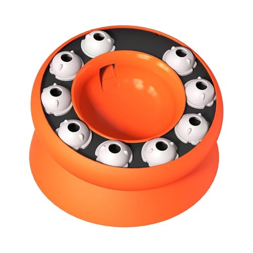 Adrosstoller Pet Treats Auslaufnapf Slow Feeders Futternapf Chockproof Bowl Hunde Fütterungszubehör Puzzle Feeders Interaktionsschale von Adrosstoller