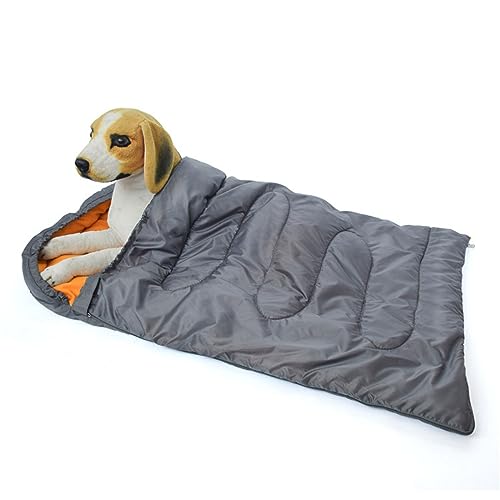 Adrosstoller Warmes Winterbett, für den Winter, für den Außenbereich, Haustierschlafsack, weich, dick, tragbar, für Hunde und Camping von Adrosstoller