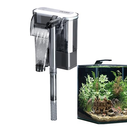 Adsfvs Aquarium-Innenfilter, Fischfilter für Aquarien,Kleine Aquarium-Filterpumpe | Leiser Aquariumfilter, Aquariumpumpen und Filter mit einstellbarem Durchfluss, Geschenk für Aquariumliebhaber von Adsfvs