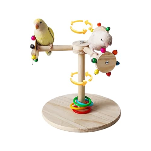 Adsfvs Bird Wood Barch Stand, Vogelperchständer - Kreatives Barsch -Stickspielzeug für Sparrow | Haustiervogelvorräte für, Kakadosen, Conures oder Sittiche von Adsfvs