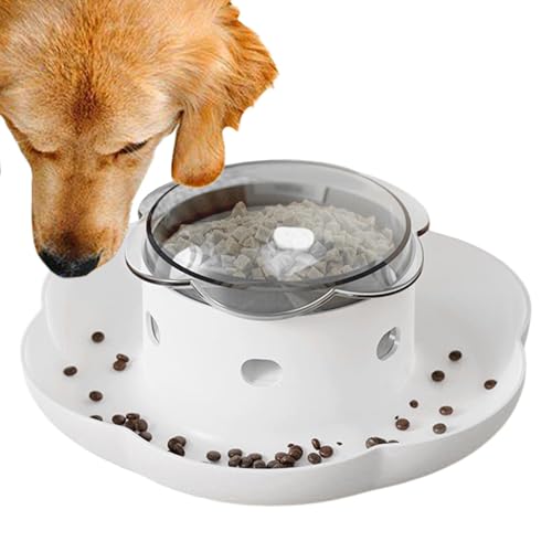 Adsfvs Hundefutter-Puzzle-Futterspender, Hunde-Puzzle-Slow-Feeder - Push Feeding Bowl Interaktives Training Slow Feeder,Mental Puzzle Toys Spendernapf zur Linderung von Langeweile für Hunde und von Adsfvs