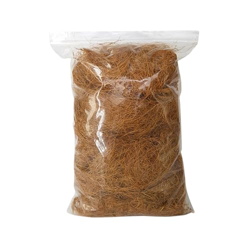 Adsfvs Kokosfaserstroh Bettwäsche,250g/500g Nestbau Und Verstecke Kokosfaser - Praktische Einstreumatte Für Kleine Vögel Und Tiere von Adsfvs