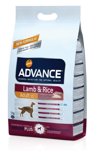 ADVANCE Lamm und Reis Trockenfutter Hund, 1-er Pack (1 x 3 kg) von Advance