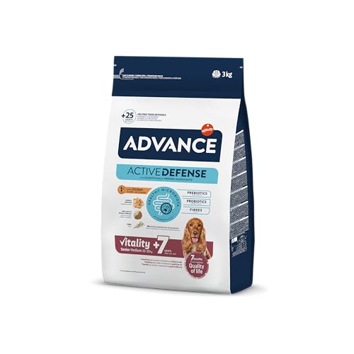 ADVANCE Medium Senior Trockenfutter Hund, 1-er Pack (1 x 3 kg) von Advance